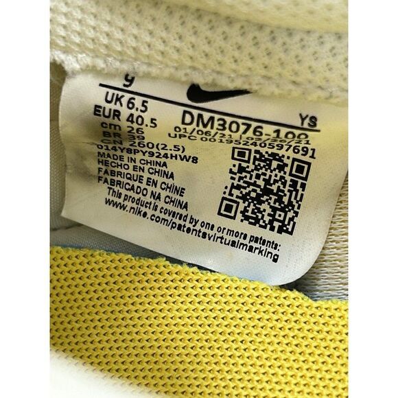 Nike Internationalist White Yellow Athletic Running Shoes Womens 9 - Picture 7 of 8